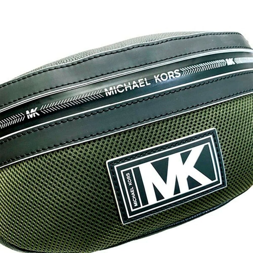 S Michael Kors Cooper Belt Bag Olive Green / Black 37U0LCOY0L NWT $278 Retail - Picture 7 of 10